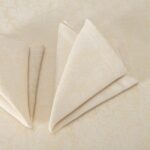 FLORA Serviett kremhvit