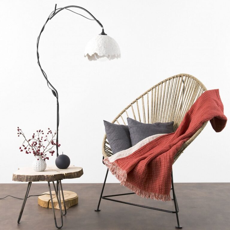 Kitchen towel in green/white.