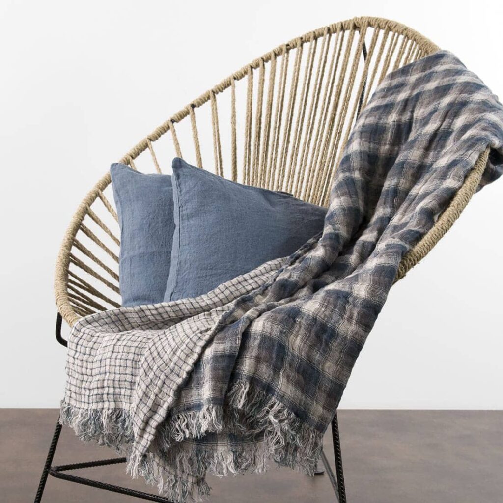 MIRGA Pledd grå 2 MIRGA Pledd grå - Bilde 2