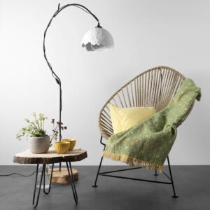 FLORE Pledd grønn 7 FLORE Pledd grønn