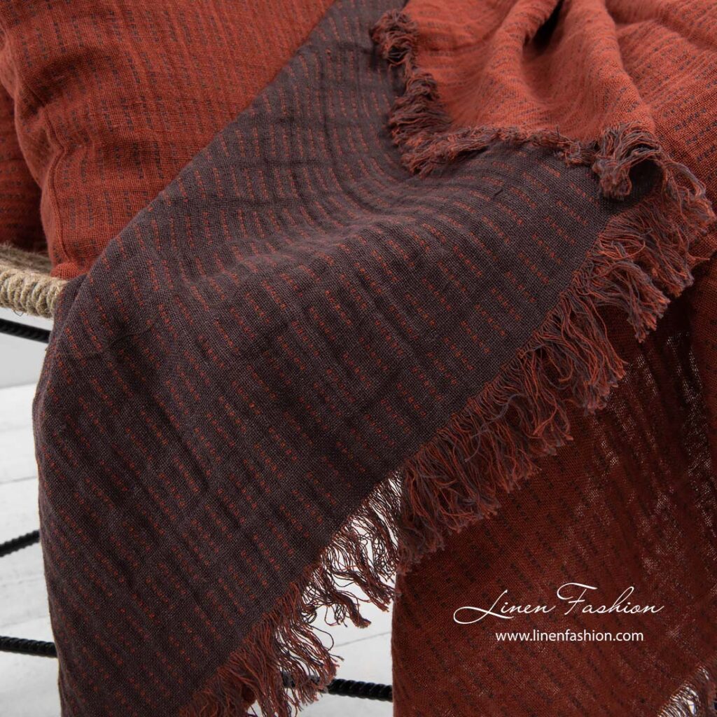 TERRA Pledd rødt 3 TERRA Pledd rødt - Bilde 3