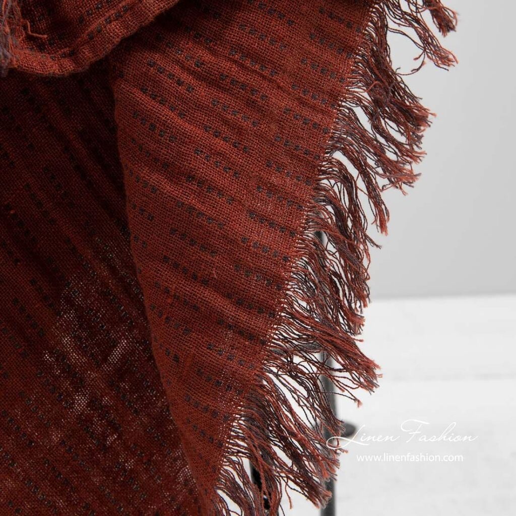 TERRA Pledd rødt 4 TERRA Pledd rødt - Bilde 4