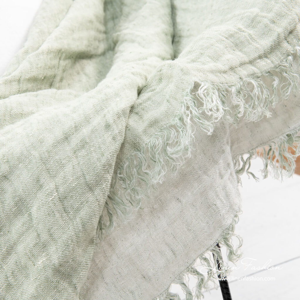 FARGO Pledd lys grønn 4 FARGO Pledd lys grønn - Bilde 4