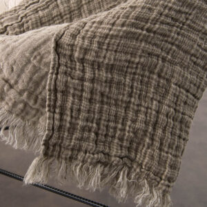 RUDI Pledd brun 12 RUDI Pledd brun