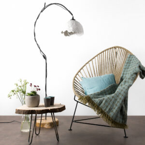 WILO Pledd blålig 7 WILO bluish linen blanket