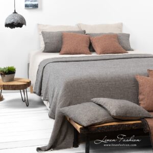 Leila grey bedspread.
