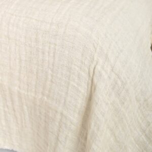 white cream linen bedspread, soft touch