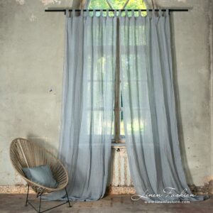 Bohemia bluish grey curtain.