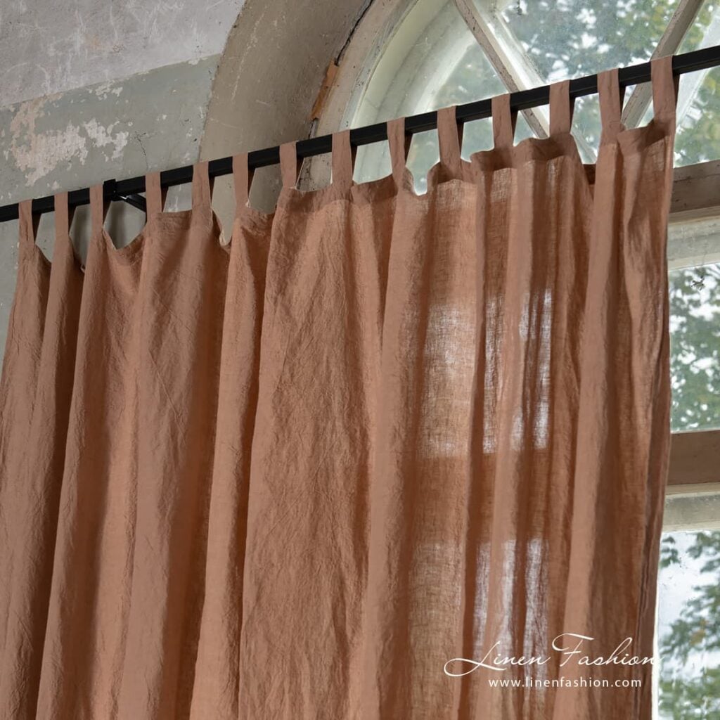 ATLANTA Gardin brun 2 Brown curtain ATLANTA.