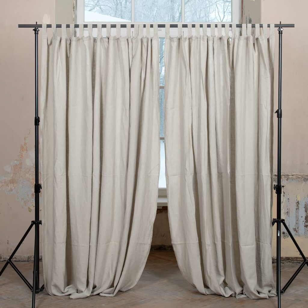 natural linen curtains