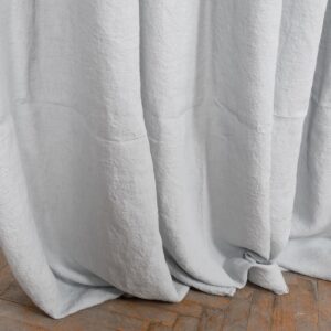 light grey linen curtains, big width