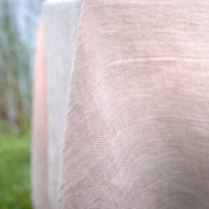 BONA Duk rosa 9 Pink linen tablecloth, 100% linen