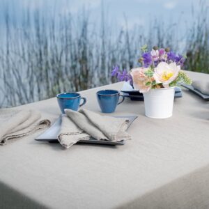 GAMMA Duk naturlig lin 8 Natural linen tablecloth, 100% linen