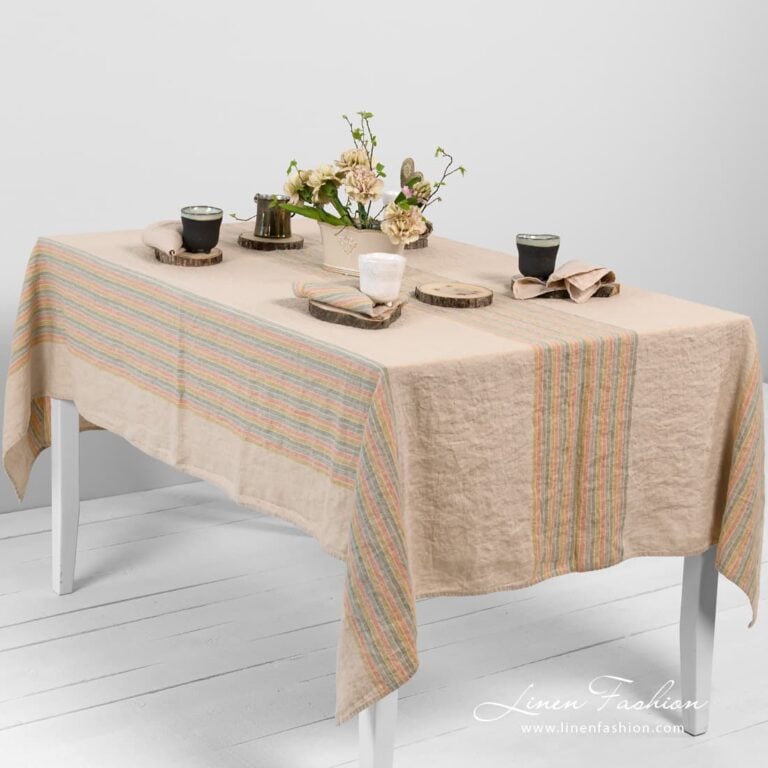 Meiza linen tablecloth.