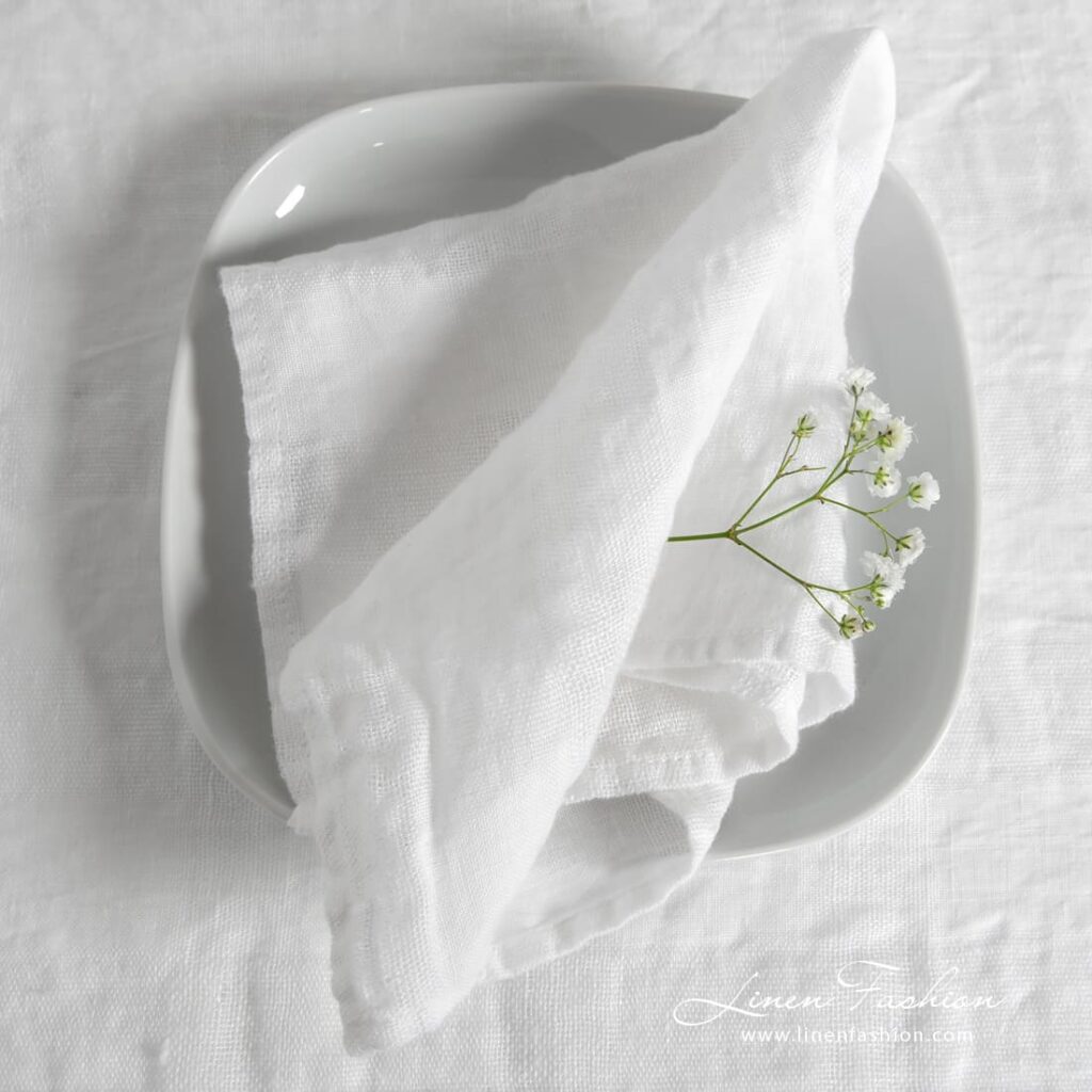 PORTO white napkin