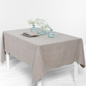 NARA Duk naturlig lin 11 NARA grey linen tablecloth