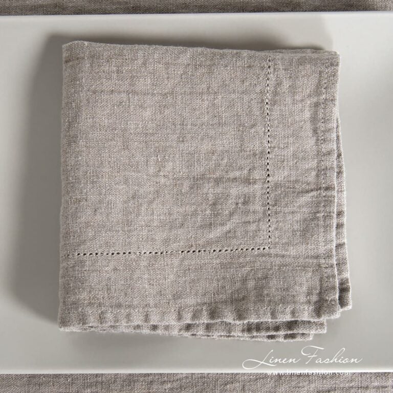 NARA grey linen napkin