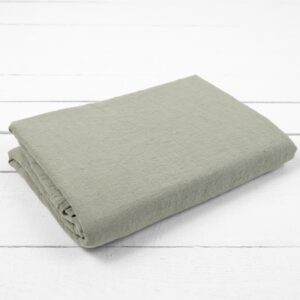 linen green flat sheet