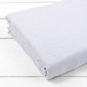 blue linen flat sheet, washed