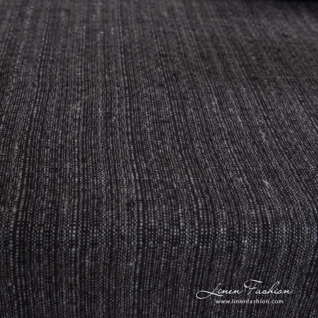 ONYX Duk grå 5 100% linen charcoal grey tablecloth.