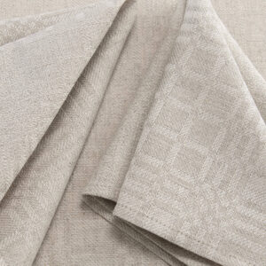 CAMPO Serviett beige 6 Beige linen cotton napkin, twill