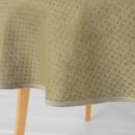 TONY Duk rund/oval grønn