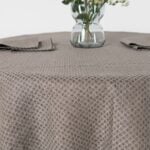 TONY Duk rund/oval brun