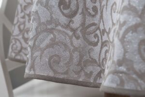 ATLANTA Duk rund/oval beige