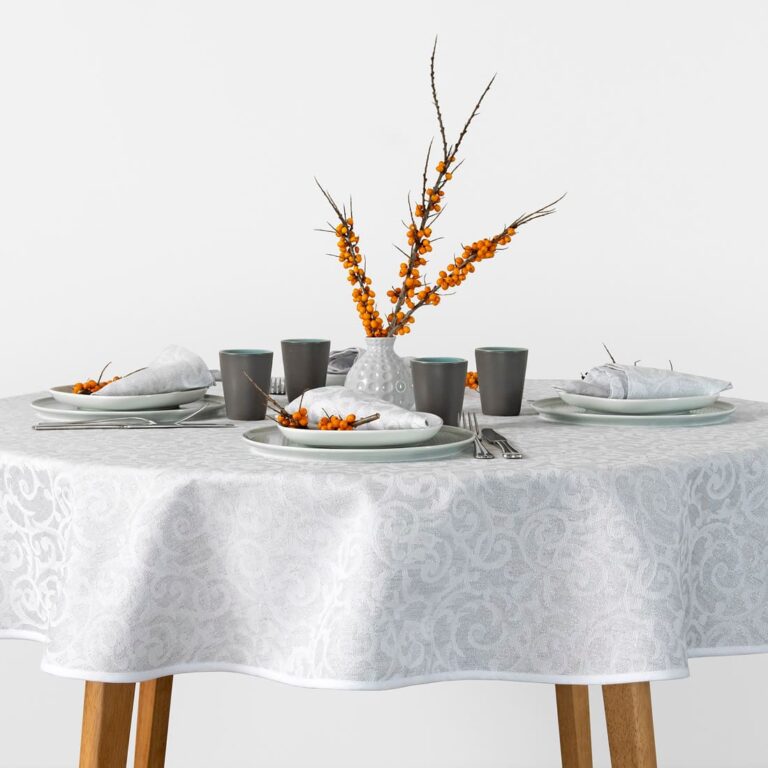 ATLANTA round linen tablecloth