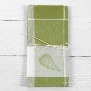 Light green kitchen towel.