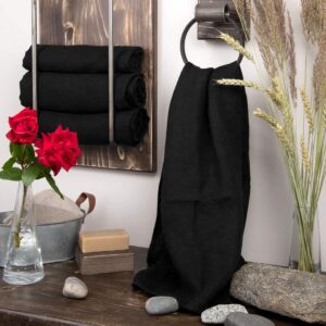 PURO Badehåndkle svart