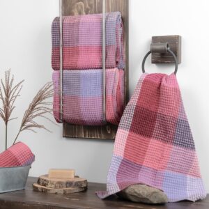 linen lilac bath towel.