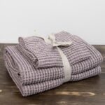 BINGO Badehåndkle gråfiolett