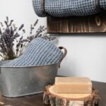 BINGO Badehåndkle gråblå