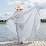 AMALFI Strandhåndkle blåstripete