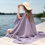 VENICE Strandhåndkle fiolett