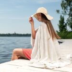 POSITANO Strandhåndkle lys blågrå