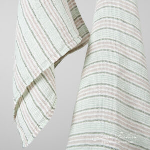 DOVERI Badehåndkle grønn 8 Linen green bath towel in different sizes.