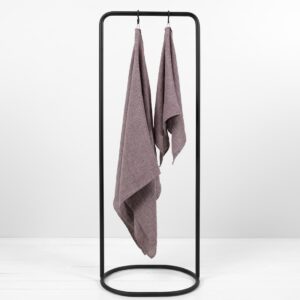PURO Badehåndkle fiolett 4 linen violet bath towel.