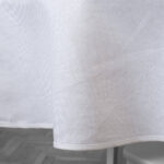 COSMOS Duk rund/oval optisk hvit