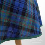 KARO Duk rund/oval blågrønn