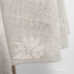 MYSTI Duk rund/oval beige