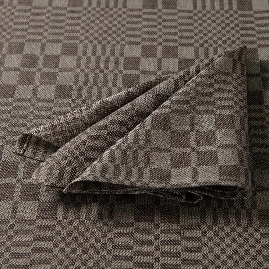 Brown linen cotton napkin