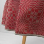 WILLOW Duk rund/oval rød