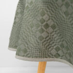 WILLOW Duk rund/oval grønn