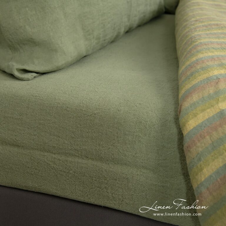 Bed linen sets OLIV fitted or flat sheets.
