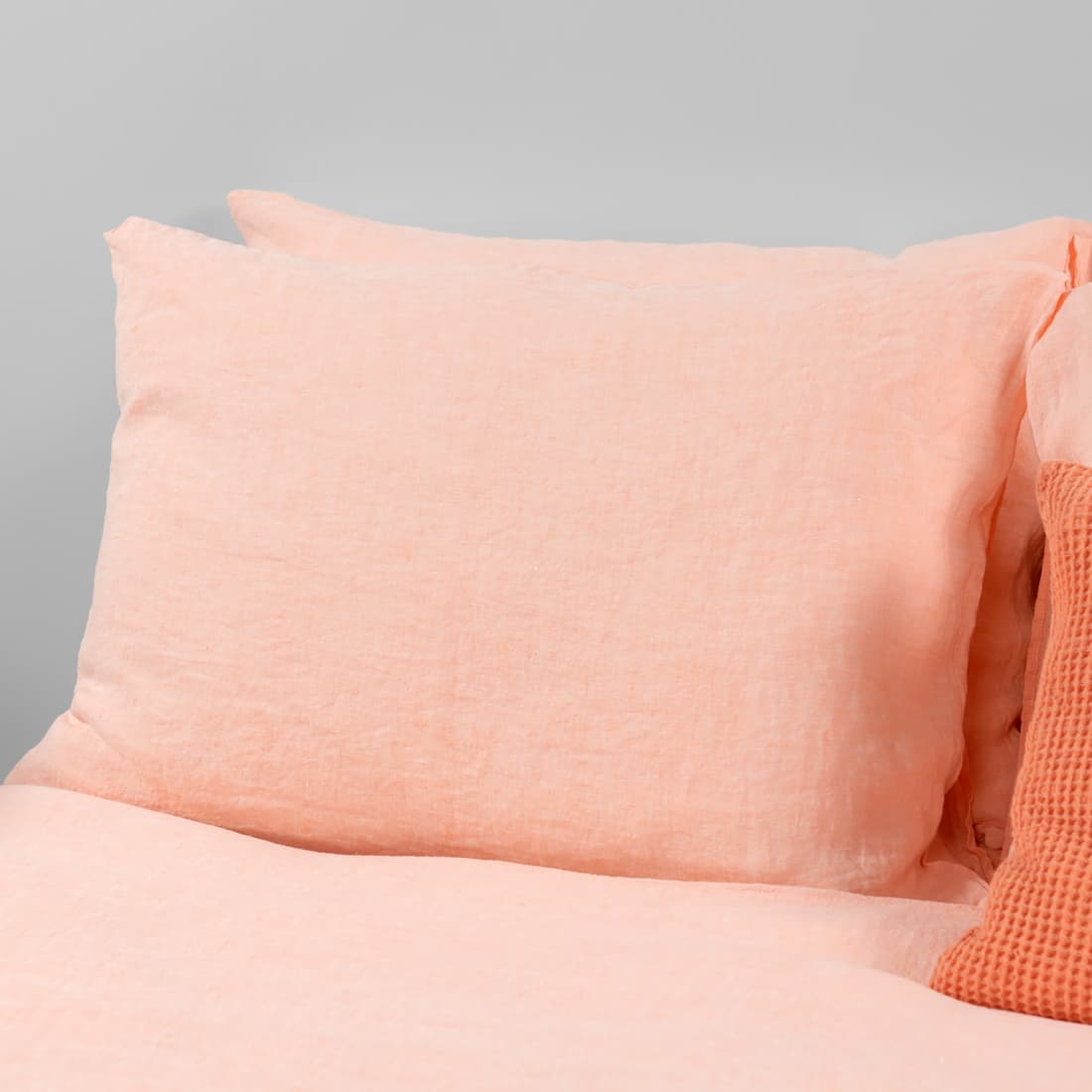 cushion cover linen peach, in many sizea