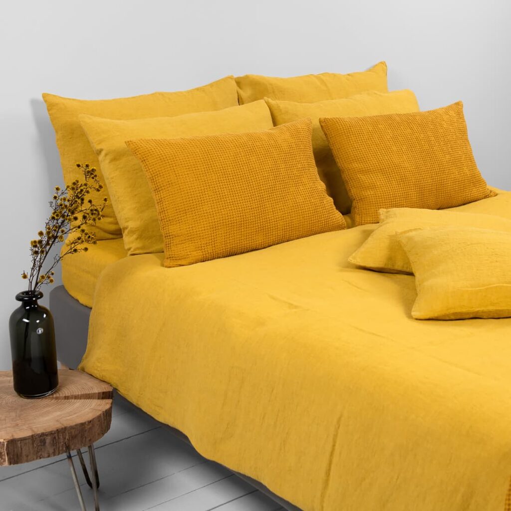 AMBERA Sengetøy 2 mustard yellow duvet cover
