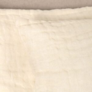 cream linen cushion cover