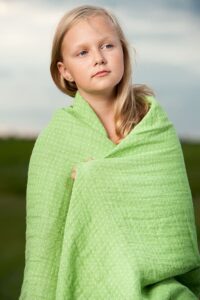 MEGA Pledd grønt 5 MEGA Pledd grønt